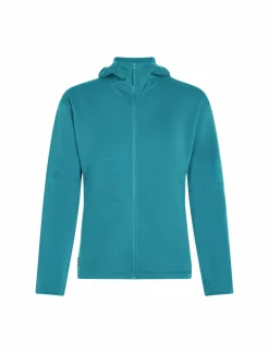 mmtsklep Polary I Bluzy-Bluza Icebreaker Merino 360 RealFleece Elemental Longsleeve Zip Hoodie Women