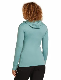 mmtsklep Polary I Bluzy-Bluza Icebreaker Merino 260 Quantum Longsleeve Zip Hoodie Women