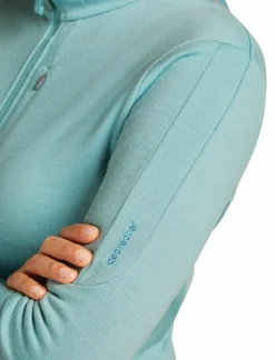 mmtsklep Polary I Bluzy-Bluza Icebreaker Merino 260 Quantum Longsleeve Zip Hoodie Women