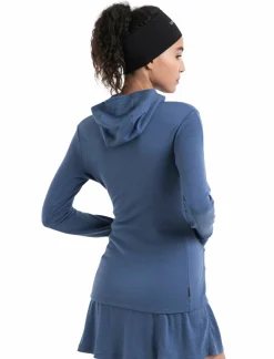 mmtsklep Polary I Bluzy-Bluza Icebreaker Merino 260 Quantum Longsleeve Zip Hoodie Women