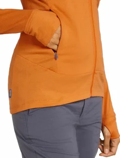 mmtsklep Polary I Bluzy-Bluza Icebreaker Merino 260 Quantum Long Sleeve Zip Hoodie Jacket Women