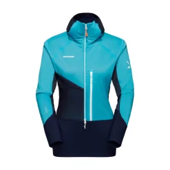 mmtsklep Kurtki I Kamizelki-Bluza Mammut Eiger Speed ML Hybrid Half Zip Hoodie Women