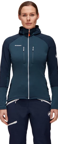 mmtsklep Polary I Bluzy-Bluza Mammut Eiswand Advanced ML Hooded Jacket Women