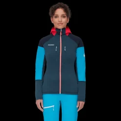 mmtsklep Polary I Bluzy-Bluza Mammut Eiswand Advanced ML Hooded Jacket Women