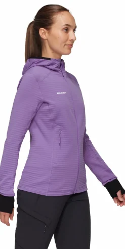 mmtsklep Polary I Bluzy-Bluza polarowa Mammut Taiss Light ML Hooded Jacket Women