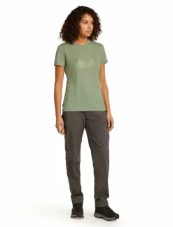 mmtsklep Koszulki I Koszule-Koszulka Damska Icebreaker Merino Tech Lite III SS Tee Van Camp