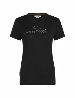mmtsklep Koszulki I Koszule-Koszulka Damska Icebreaker Merino Tech Lite III SS Tee Sparkling Stars