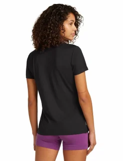 mmtsklep Koszulki I Koszule-Koszulka Damska Icebreaker Merino Tech Lite III SS Tee Sparkling Stars
