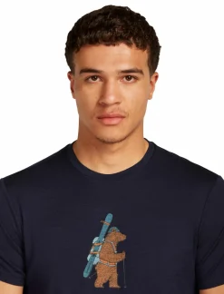 mmtsklep Koszulki I Koszule-Koszulka Icebreaker Merino Tech Lite SS Tee Bear Tour Men
