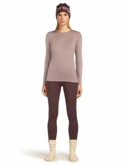 mmtsklep Koszulki I Koszule|Bielizna Termoaktywna-Koszulka Icebreaker Merino 200 Oasis LS Crewe Rainer Ridge Women