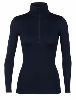 mmtsklep Koszulki I Koszule|Bielizna Termoaktywna-Koszulka Icebreaker Merino 260 Tech Longsleeve Half Zip Thermal Top Women