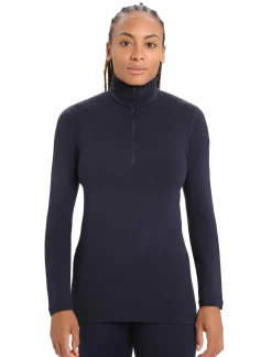 mmtsklep Koszulki I Koszule|Bielizna Termoaktywna-Koszulka Icebreaker Merino 260 Tech Longsleeve Half Zip Thermal Top Women