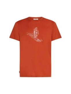 mmtsklep Koszulki I Koszule-Koszulka Icebreaker Merino Tech Lite SS Tee Skiing Yeti Men