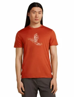 mmtsklep Koszulki I Koszule-Koszulka Icebreaker Merino Tech Lite SS Tee Skiing Yeti Men