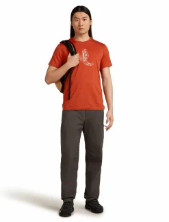 mmtsklep Koszulki I Koszule-Koszulka Icebreaker Merino Tech Lite SS Tee Skiing Yeti Men