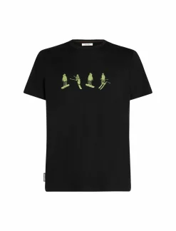 mmtsklep Koszulki I Koszule-Koszulka Icebreaker Merino Tech Lite SS Tee Snow Day Men