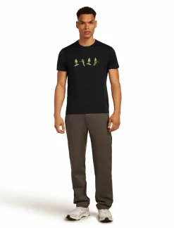 mmtsklep Koszulki I Koszule-Koszulka Icebreaker Merino Tech Lite SS Tee Snow Day Men