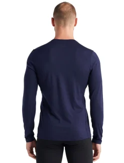 mmtsklep Bielizna Termoaktywna|Koszulki I Koszule-Koszulka Icebreaker Merino 200 Oasis Longsleeve Crew Thermal Top Men