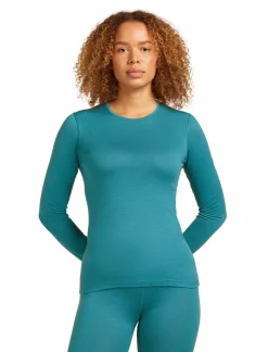 mmtsklep Koszulki I Koszule|Bielizna Termoaktywna-Koszulka Icebreaker Merino 200 Oasis Longsleeve Crew Thermal Top Women