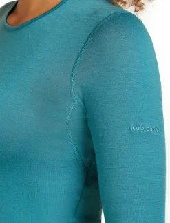 mmtsklep Koszulki I Koszule|Bielizna Termoaktywna-Koszulka Icebreaker Merino 200 Oasis Longsleeve Crew Thermal Top Women
