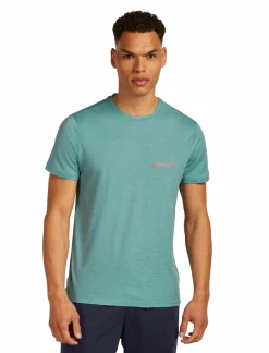 mmtsklep Koszulki I Koszule-Koszulka Icebreaker Merino Tech Lite SS Tee Wordmark Men