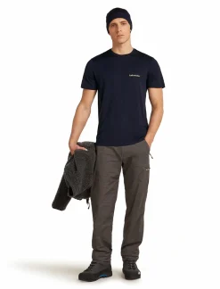 mmtsklep Koszulki I Koszule-Koszulka Icebreaker Merino Tech Lite SS Tee Wordmark Men