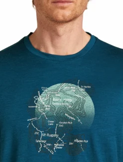 mmtsklep Koszulki I Koszule-Koszulka Icebreaker Merino Tech Lite SS Tee Ruapehu Round Men
