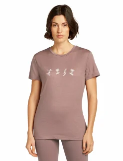 mmtsklep Koszulki I Koszule|Koszulki I Koszule-Koszulka Icebreaker Merino 150 Tech Lite Short Sleeve Snow Day Women
