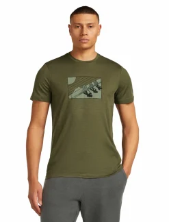 mmtsklep Koszulki I Koszule-Koszulka Icebreaker Merino Tech Lite SS Tee In The Wild Men