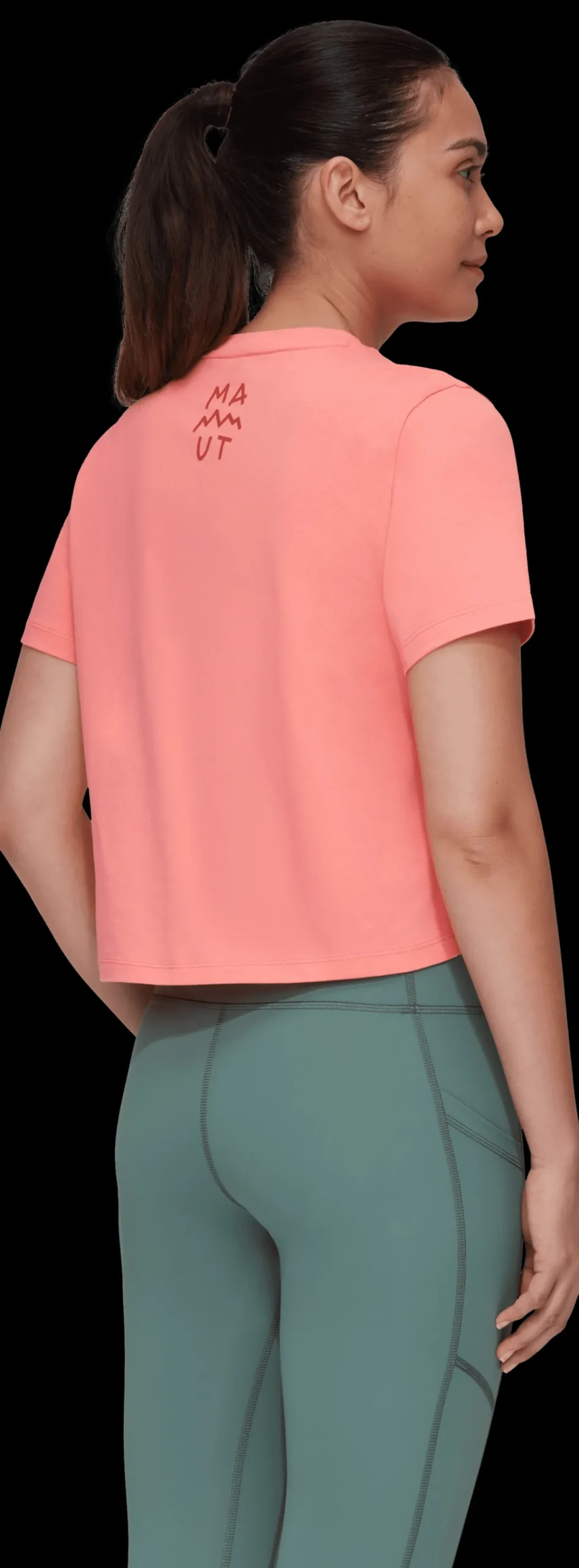 mmtsklep Koszulki I Koszule-Koszulka Mammut Massone T-Shirt Cropped Women Lettering