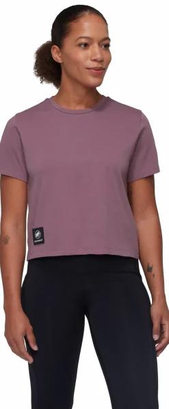 mmtsklep Koszulki I Koszule-Koszulka Mammut Massone T-Shirt Cropped Women Patch