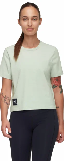 mmtsklep Koszulki I Koszule-Koszulka Mammut Massone T-Shirt Cropped Women Patch