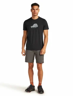 mmtsklep Koszulki I Koszule-Koszulka Męska Icebreaker Merino Tech Lite III SS Tee Cosy Camper