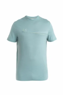 mmtsklep Koszulki I Koszule-Koszulka Męska Icebreaker Merino Tech Lite III SS Tee Cadence Paths