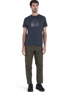 mmtsklep Koszulki I Koszule-Koszulka Męska Icebreaker Merino Tech Lite III SS Tee Van Camp