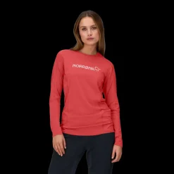 mmtsklep Koszulki I Koszule|Bielizna Termoaktywna-Koszulka Norrona Falketind Equaliser Merino Round Neck Longsleeve Women
