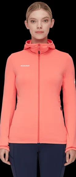 mmtsklep Polary I Bluzy-Polar Mammut Aconcagua Light ML Hooded Jacket Women