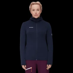 mmtsklep Polary I Bluzy-Polar Mammut Aconcagua Light ML Hooded Jacket Women