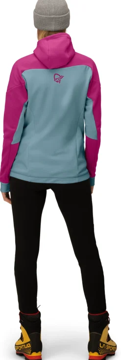 mmtsklep Polary I Bluzy-Polar Norrona Trollveggen Powerstretch Pro Zip Hood Women