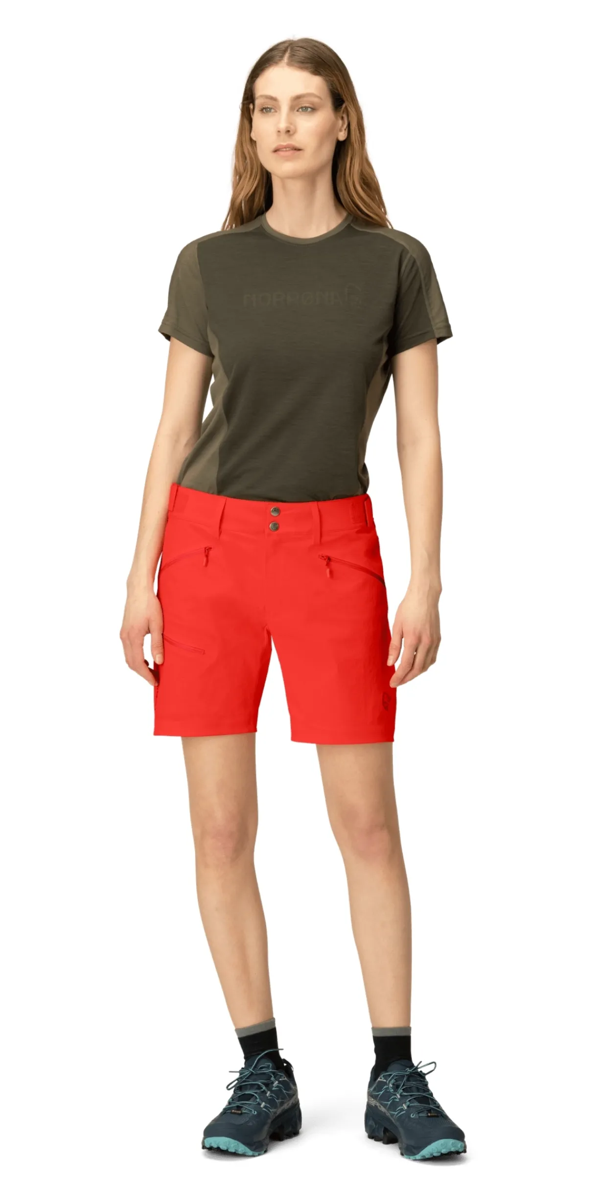 mmtsklep Spodnie I Spodenki-Spodenki Norrona Falketind Flex1 Shorts Women